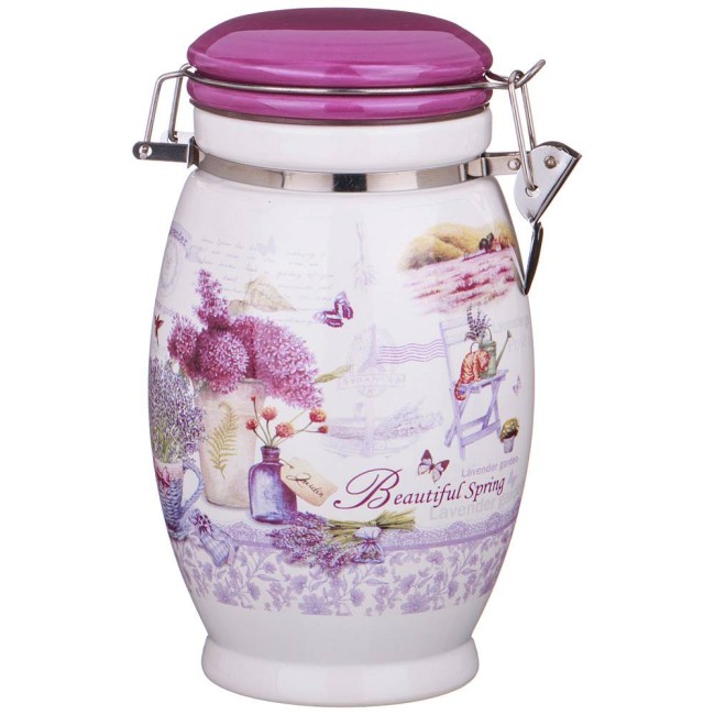 ЕМКОСТЬ ДЛЯ СЫПУЧИХ ПРОДУКТОВ "ЛАВАНДОВАЯ ВЕСНА" 1100 МЛ. 358-1102 ЕМКОСТЬ ДЛЯ СЫПУЧИХ ПРОДУКТОВ "ЛАВАНДОВАЯ ВЕСНА" 1100 МЛ. 358-1102