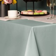 Скатерть Серенити (олива) круглая 160см СК-СНо-Д160