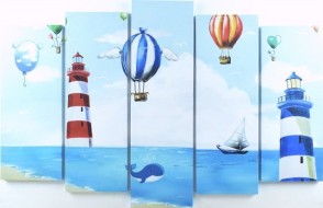 Модульная картина СВЕТОТЕХНИКА 2010 80*140/5 01096740