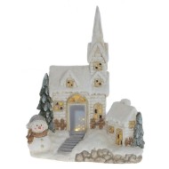 Фигурка декоративная "Домик" с подсв., 42*21*54см 752300