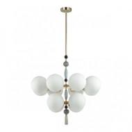 Люстра 5405/12 MODERN ODL_EX24 179 золотой/серый/голуб/зел/бел мат/металл/керамика/стекло PALLE