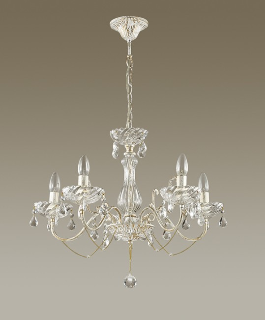 Светильник 3306/5 LN17 206 белый/патина