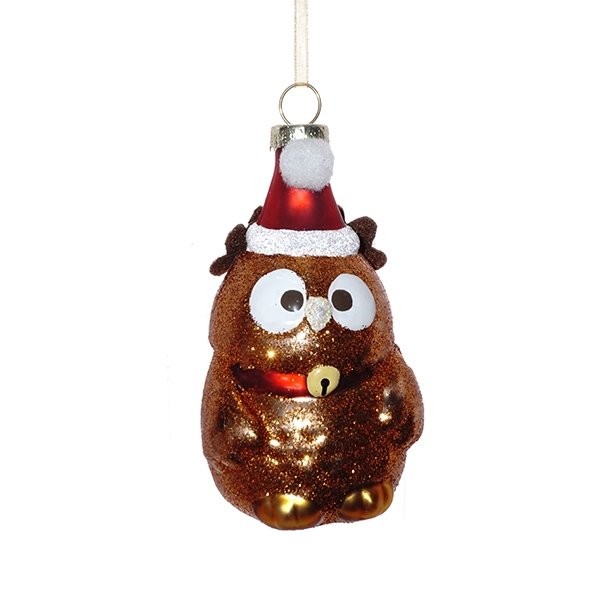 Украшение новогоднее "Сова", L5 W4,5 H9,5 см 719784