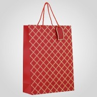Пакет Подарочный Крафтовый Красный L 10405-33красн
