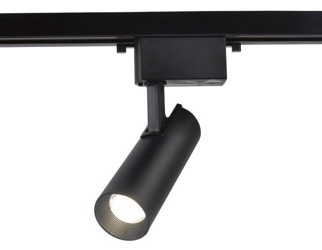 Трековый однофазный светильник GL5858 BK черный LED 10W 4200K