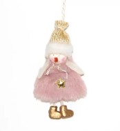 Декор новогодний "Снеговик", 5*5*11см DN-53237