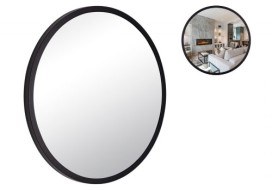 Зеркало интерьерное настенное в круглом корпусе из металла  d=50см, черный 5055-Z1 01106781
