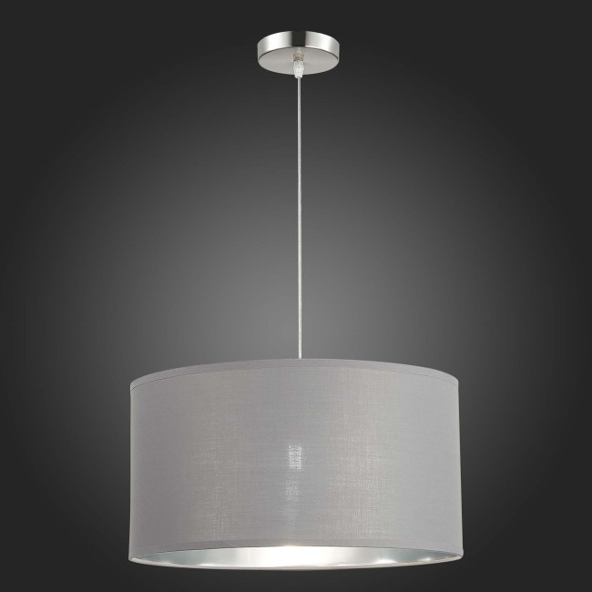 Светильник подвесной SLE300513-01 Никель/Серый, Серебристый E27 1*40W