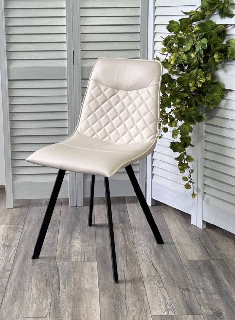 Стул TEXAS  HK017-01 серо-белый, PU 628M03650 (от 2-х штук)