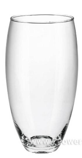 Ваза Малага, стекло, 13,4*25см, прозрачный