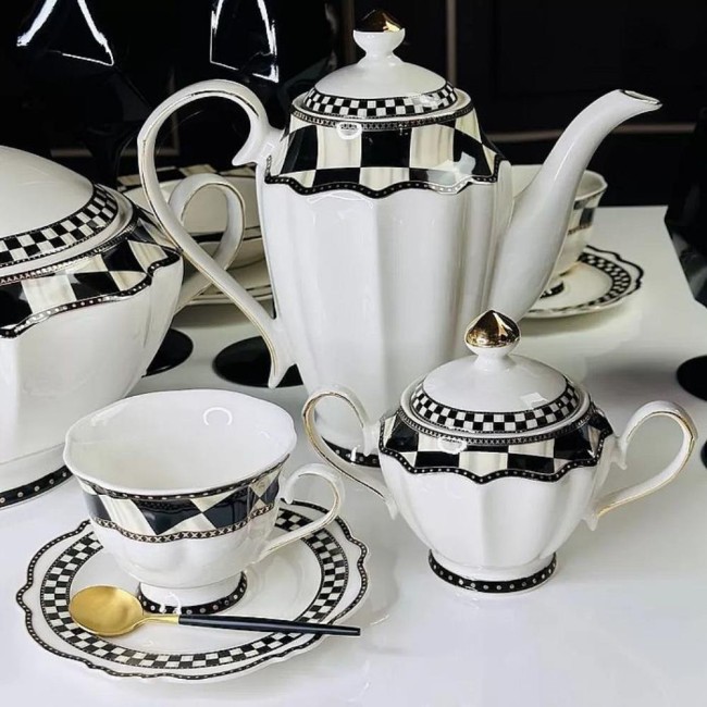 Чайный сервиз 16пр. ТРИСТАН 205-481 240 мл Фарфор