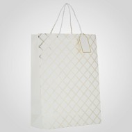 Пакет Подарочный Крафтовый Белый L 10405-33белый