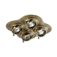 Светильник точечный 370178, бронза