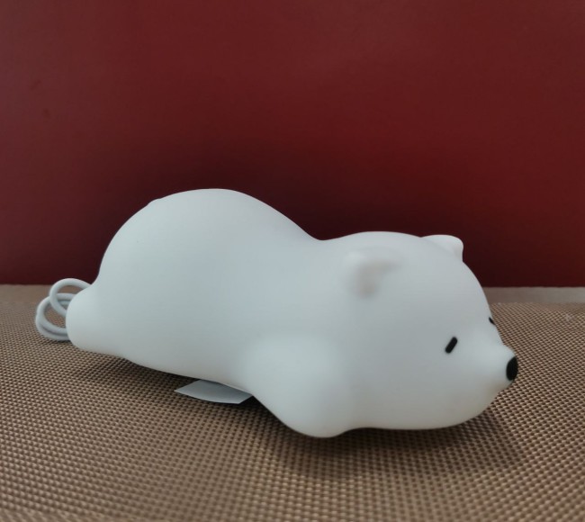 Светильник -ночник светодиодный СПЯЩИЙ МИШКА LE062101-0019 NL-352-S RGB 2W