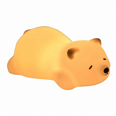 Светильник -ночник светодиодный СПЯЩИЙ МИШКА LE062101-0019 NL-352-S RGB 2W