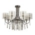 Люстра 4890/7 HALL ODL_EX23 91 черный хром/дымчатый/ металл/стекло E14 7*40W NICOLE
