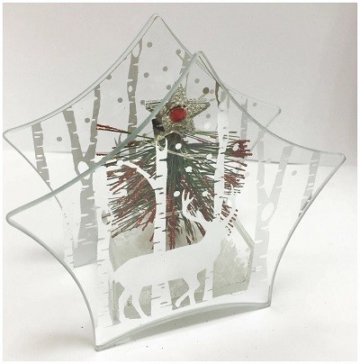 Подсвечник с LED подсветкой "Зимнее торжество" 90479