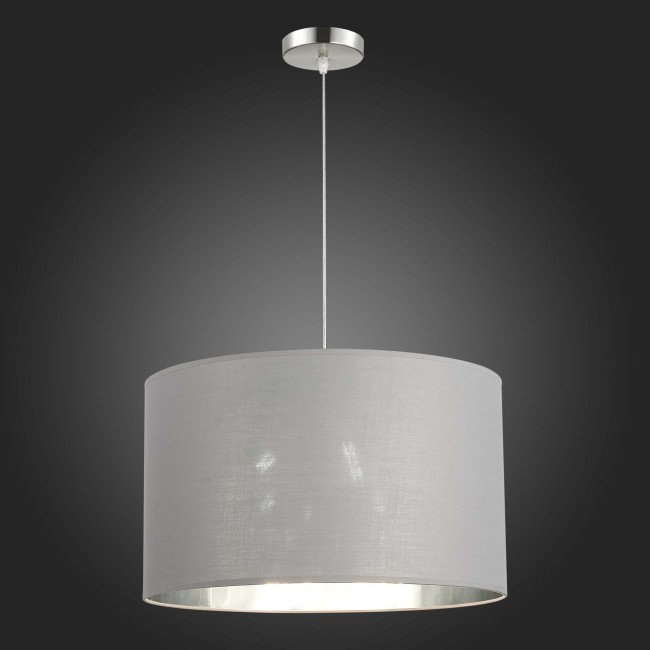 Светильник подвесной SLE300513-03 Никель/Серый, Серебристый E27 3*40W