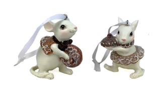 Фигурки подвесные «Мышки с пряниками» 838-319