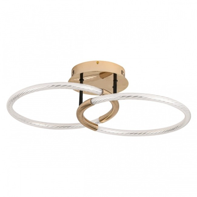 Люстра потолочная 6545/61CL LEDIO LN23 000 золотой, черный 33W 3000-6000K LARA