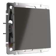 Выключатель одноклавишный серо-коричневый W1110007 Выключатель одноклавишный серо-коричневый W1110007