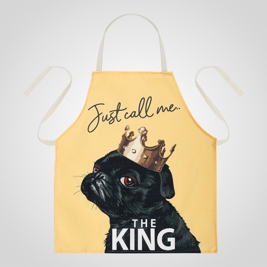 Фартук Cats & Friends светло-коричневого цвета с собачкой 55*68 см 00311