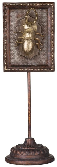 Декор Жук на подставке 36см 05796