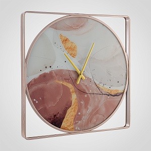 Интерьерные Часы "Абстракция" в Медном Корпусе 58 см ZLL2026