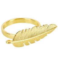Кольцо для салфеток "Перо" 5,5х2х4см 9903674