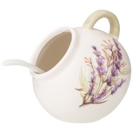 СОЛОНКА С ЛОЖКОЙ  "ДУША ПРОВАНСА" 358-2054 9,5*9,5 СМ. ВЫСОТА=10 СМ / 170 МЛ