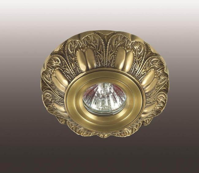 Светильник точечный 370186, светлая бронза