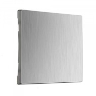 Клавиша для выключателя перекрестного серебряный рифленый W1119009 Клавиша для выключателя перекрестного серебряный рифленый W1119009