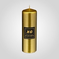 Золотистая интерьерная свеча "Pillar candle" L 7314-9зол