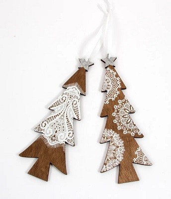 Игрушка ёлочная "Ёлочка", 8*20см 172803