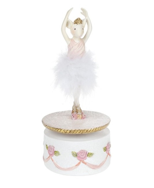 Музыкальная шкатулка "Мышка-балерина" 838-191