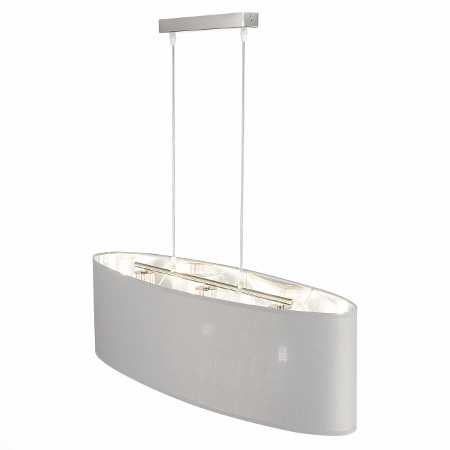 Светильник подвесной SLE300533-03 Никель/Серый, Серебристый E27 3*40W