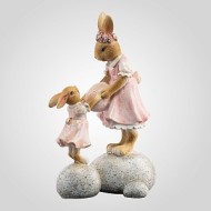 Интерьерная Фигура Декор Кролики BH210016A полистоун