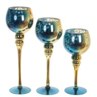 Подсвечник, набор из 3-х шт, L38 W13 H39,5 см 795185