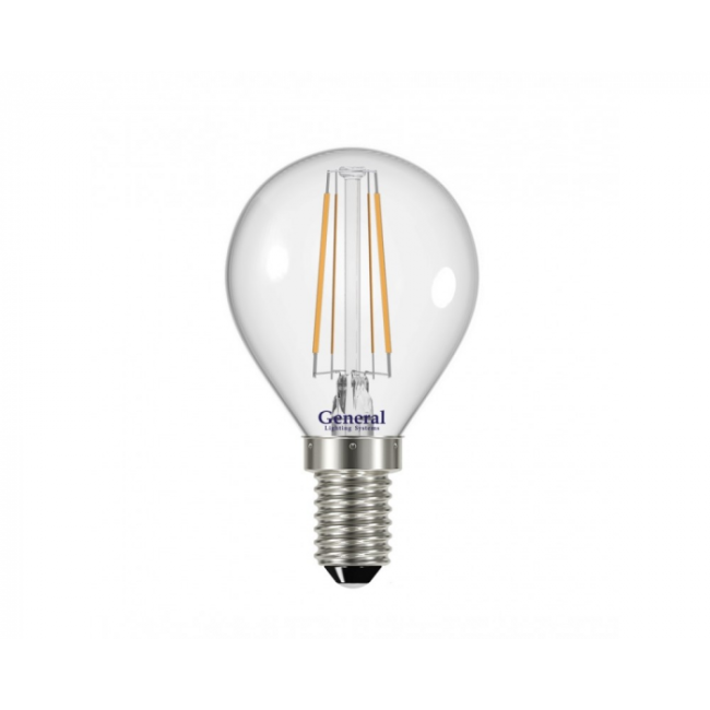 Лампа светодиодная GLDEN-G45S-8-E14-2700 шар фил 649977