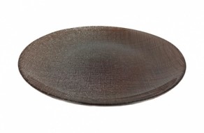 ТАРЕЛКА "ТАЛИСМАН" 17857/С 28 СМ КОРИЧНЕВАЯ