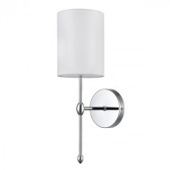 Бра 6589/1W CLASSI LN24 хром/белый, металл/текстиль E14 1*40W 220V LATTI