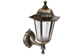 Фонарь уличный PP4101/02 C64 НБУ 06-60-001 60W E27 230V черный+бронза,6-ти гранник, 13835