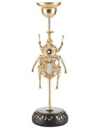 Подсвечник с жуком 30 см 14721