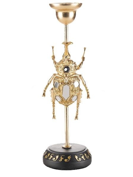 Подсвечник с жуком 30 см 14721