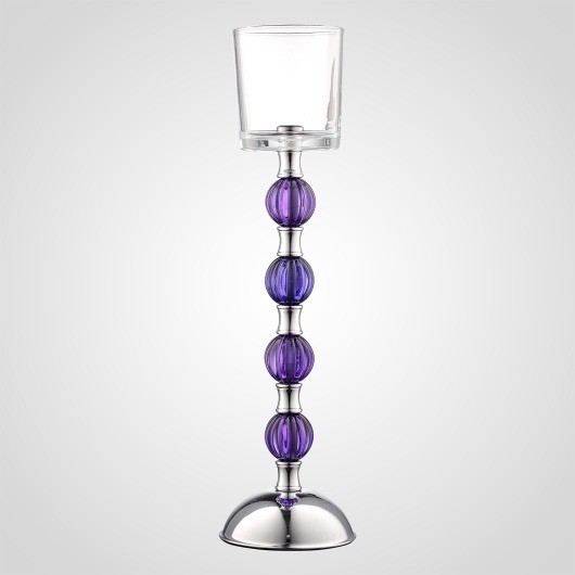 Подсвечник Blue Glass на длинной ножке 0796--29