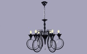 Светильник "Куантро" РС21148 BK/6P