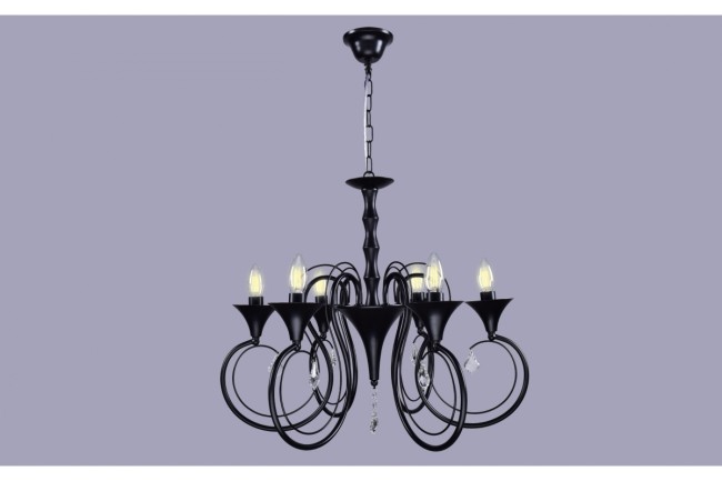 Светильник "Куантро" РС21148 BK/6P