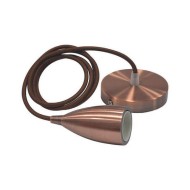 Патрон декоративный 021-002-0001 E27 1м старая бронза