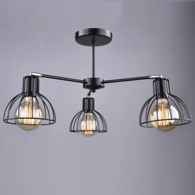 Светильник Нубия РС21077 BK+CR/3C