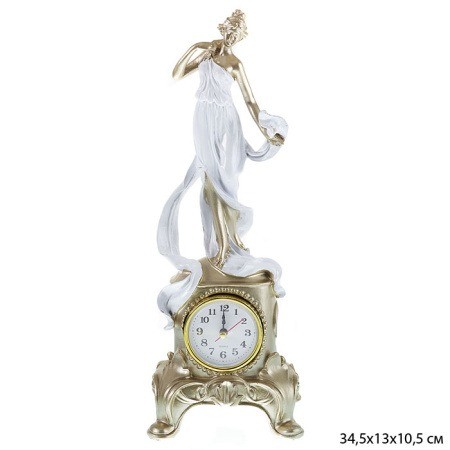 Часы статуэтка Дама 34,5х13х10,5 см / 288-3 / 643809